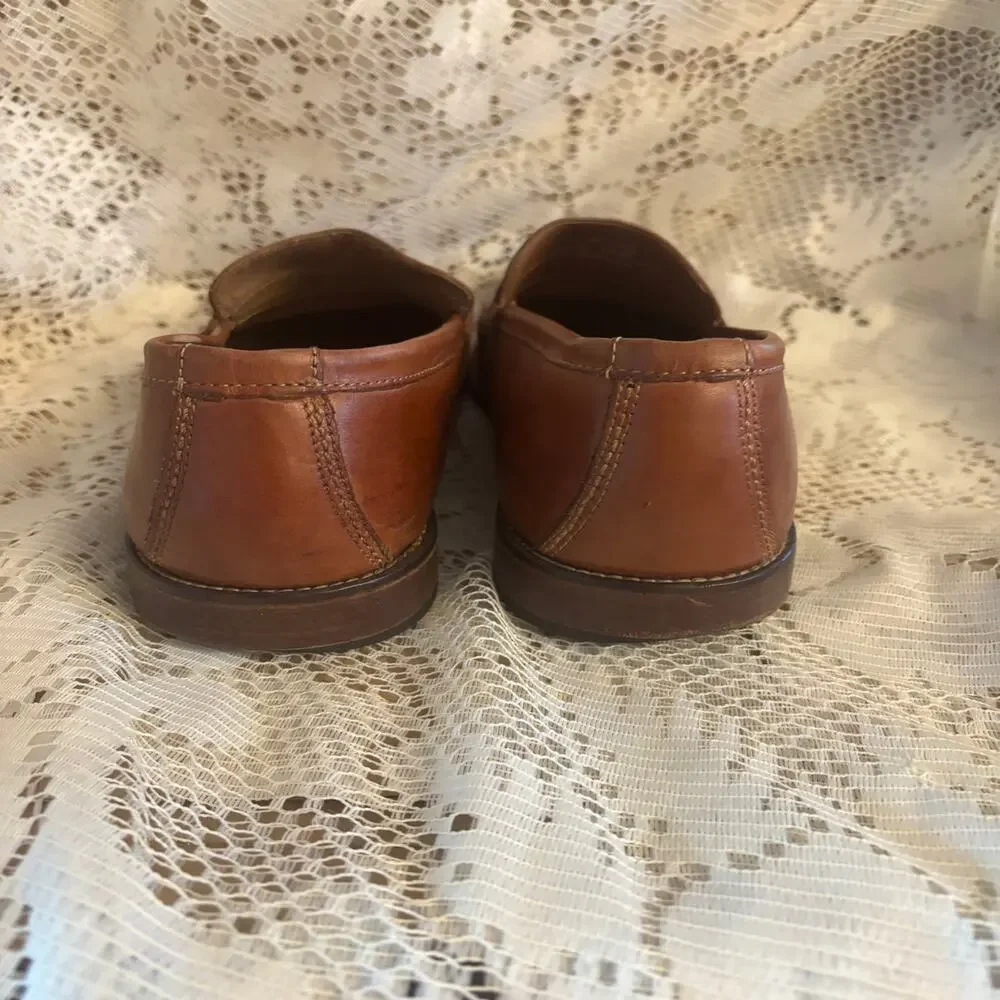 Johnston & Murphy 1850 Men's 10.5 US Brown Penny Loafer Shoes